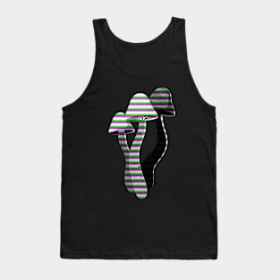 Toadstool Mushroom Trippy Glitch Tank Top